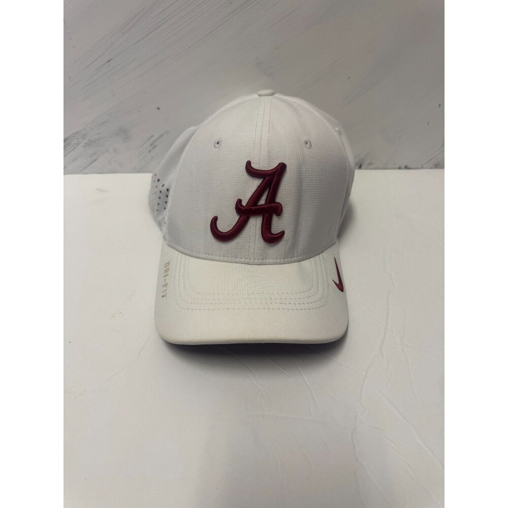 Nike Alabama Crimson Tide White Dri-FIT Hat Stretch Fit Cap